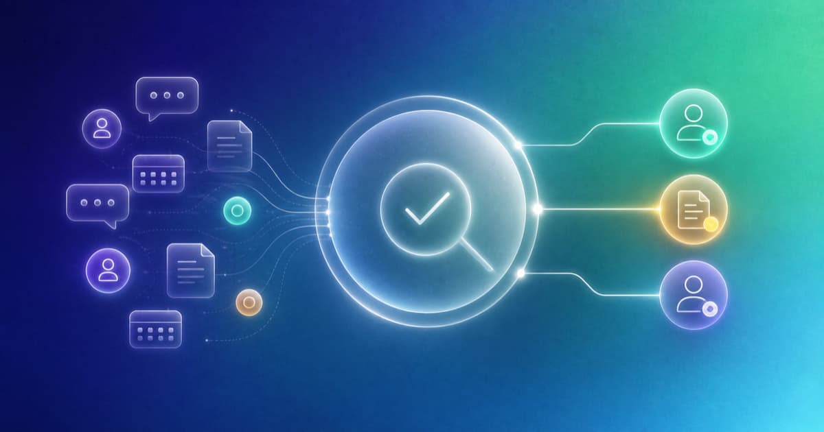 LP questions, diligence materials, and follow-up commitments moving through a human review gate into an owned action queue.