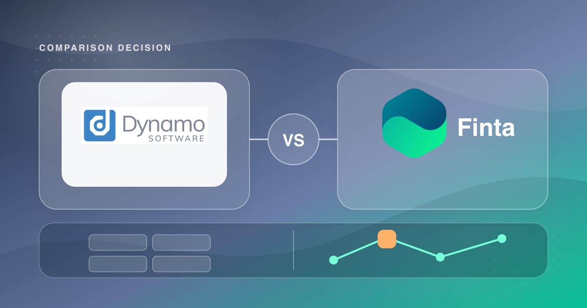 Dynamo and Finta positioned for a fund and investor relationship workflow comparison.