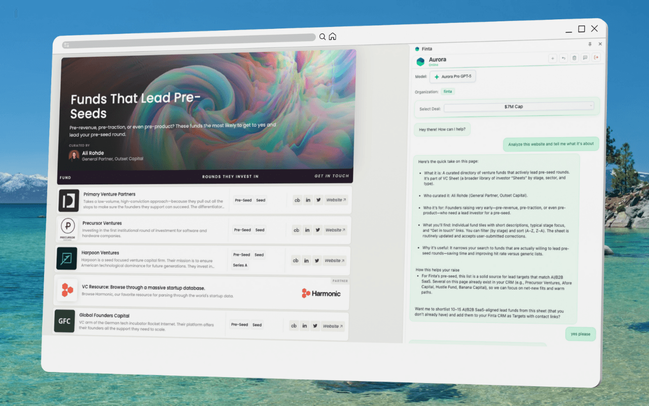 Meet the Finta Chrome Extension