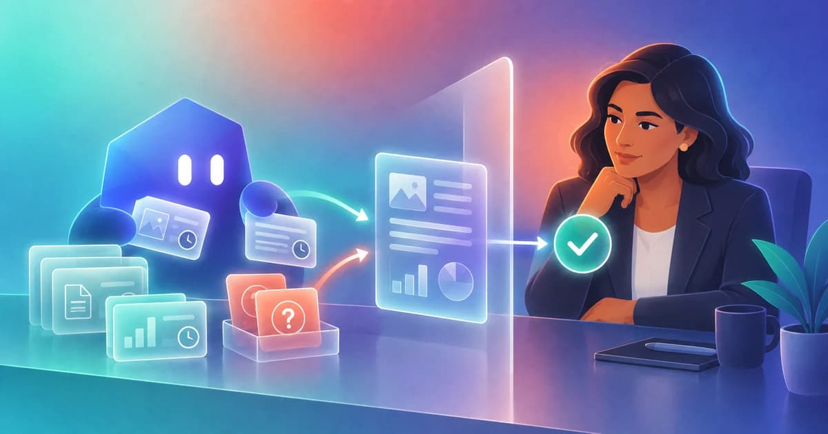 A family-office principal reviews a sourced manager brief prepared by an AI research teammate.