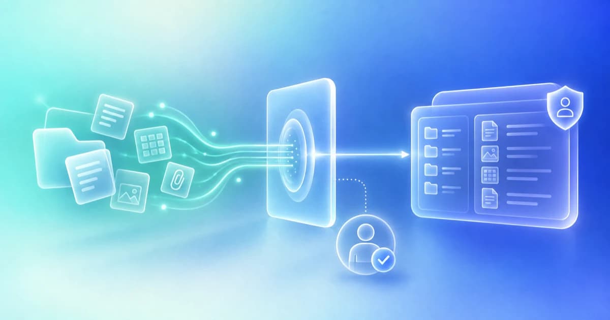 A decision path comparing loose file sharing with a structured, permissioned fundraising data room.