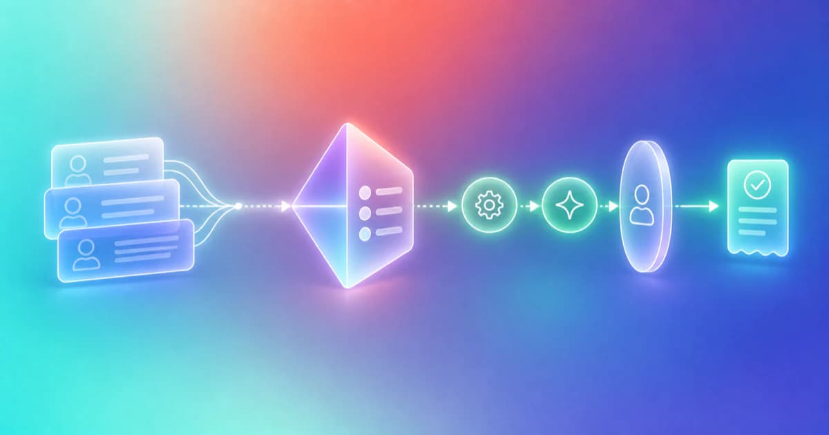 Three CRM levels progressing from stored records to AI suggestions and a governed multi-step action.