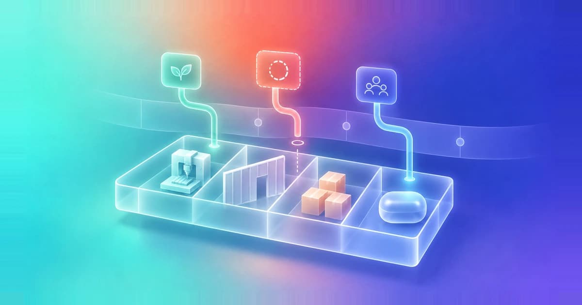 A translucent business-use model separates equipment, premises, inventory and reserve needs, with one proposed capital channel still unresolved.
