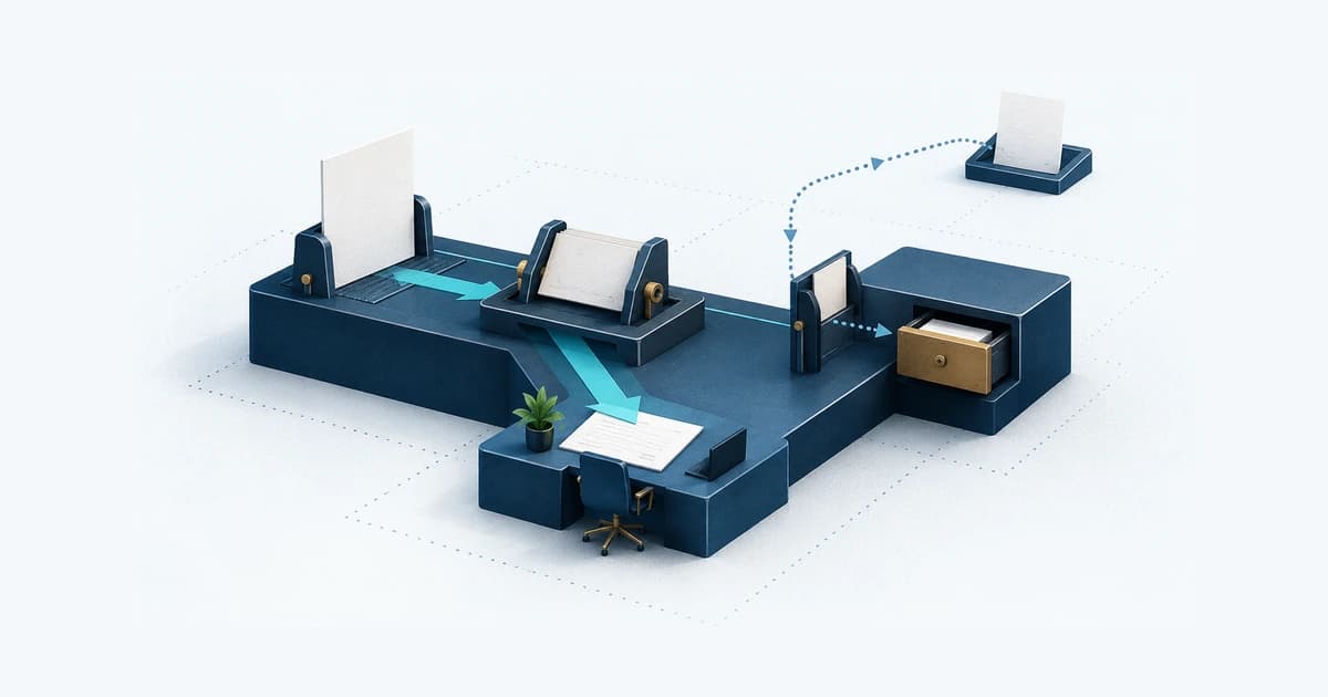 A receivables mechanism separates an invoice advance from a retained reserve, with a customer-collection route ending at a release-review gate.
