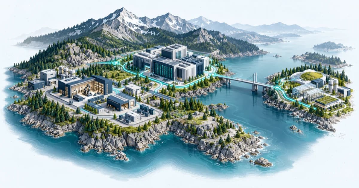 Illustrative Vancouver Venture Capital startup ecosystem, linked by teal capital pathways