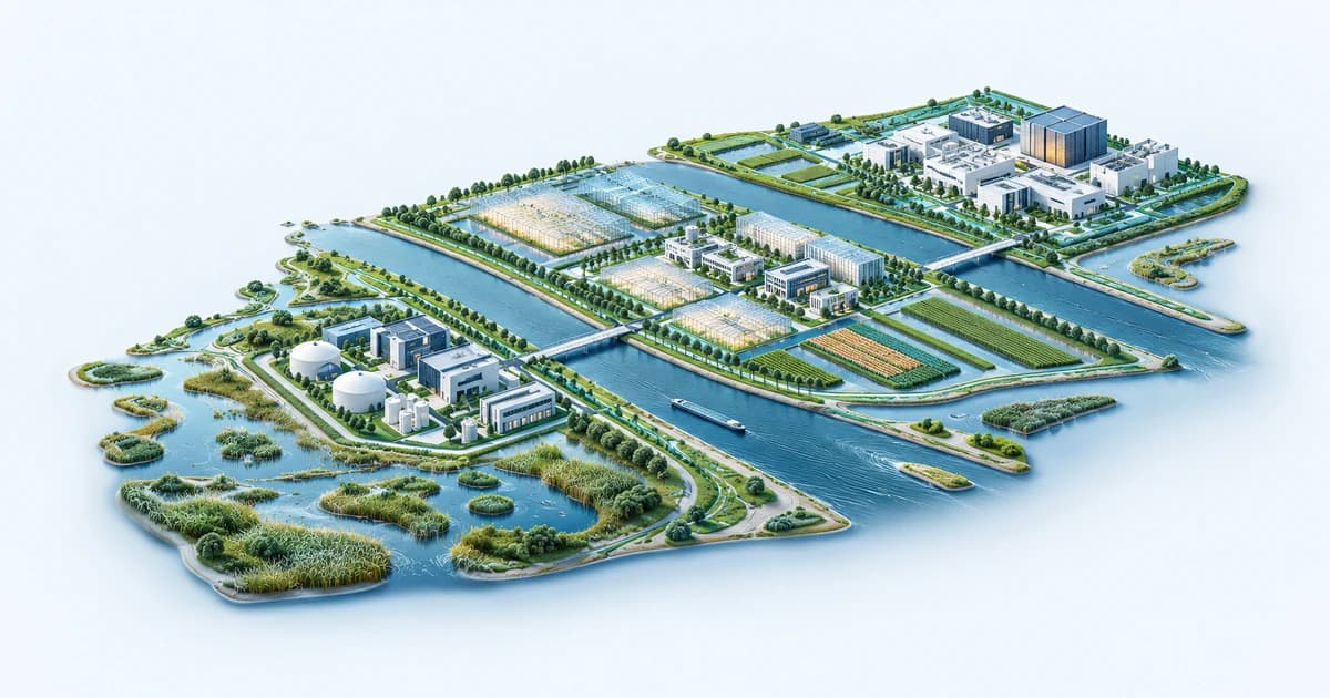 Dutch software, photonics and energy-food ecosystems connected across a low canal-and-delta landscape