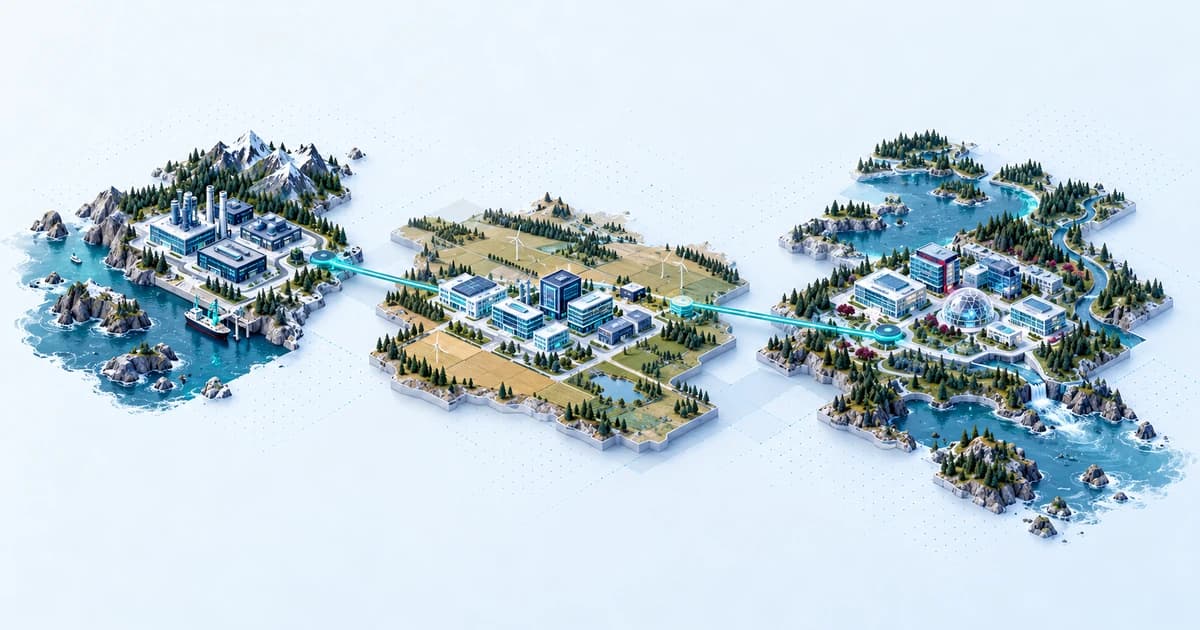 Three Canadian startup ecosystems linked across a Pacific inlet, open interior and freshwater basin