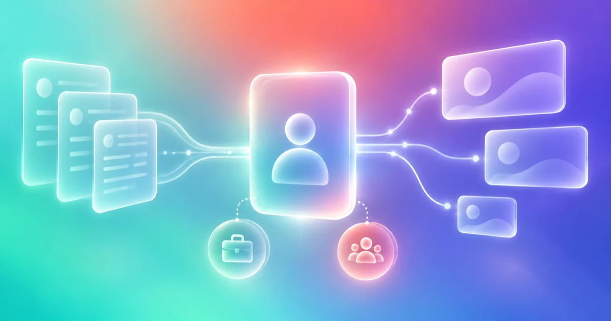 A founder identity connected to evidence and three concise biography formats.