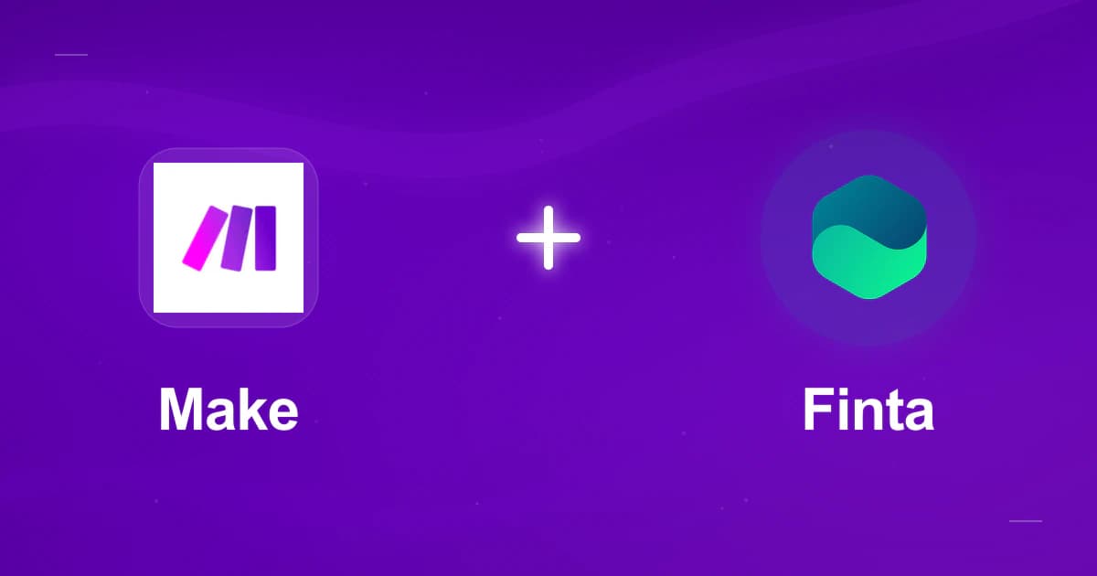 Connect Make to Aurora in Finta