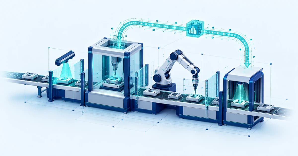 An industrial inspection and assembly system connects technical proof to operating deployment.